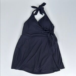 J.Crew navy blue swim dress. Size 8.